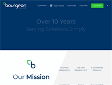 Tablet Screenshot of bourgeontech.com